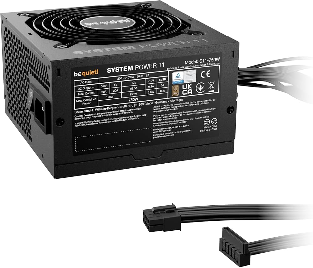 Furnizues Energjie (PSU) be quiet! System Power 11 / 750W / 80 PLUS Bronze / ATX 3.1 - Zezë - 2