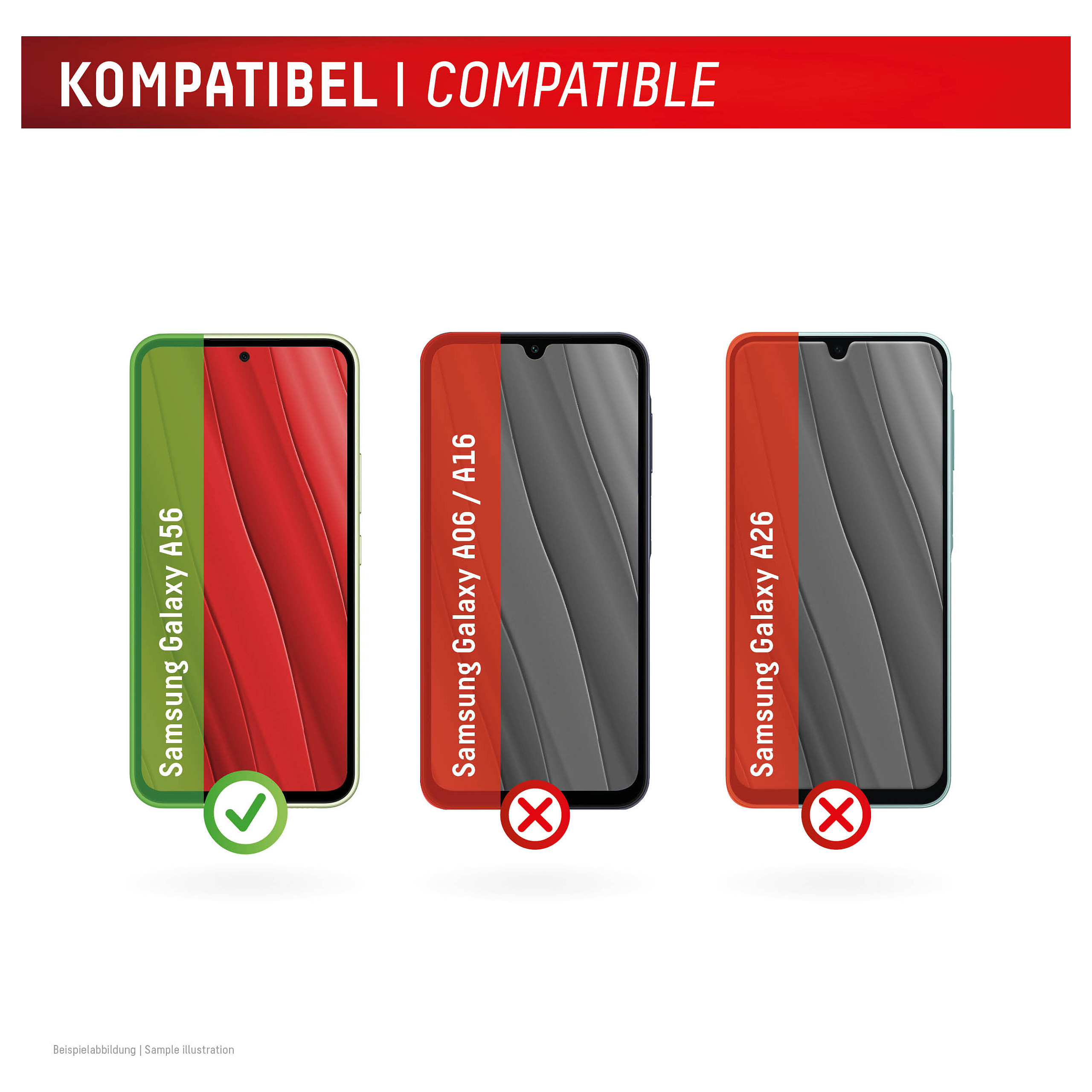 Mbrojtëse për ekran Displex / Samsung Galaxy A56 / Xham Tempered Glass 10H - Transparente - 6