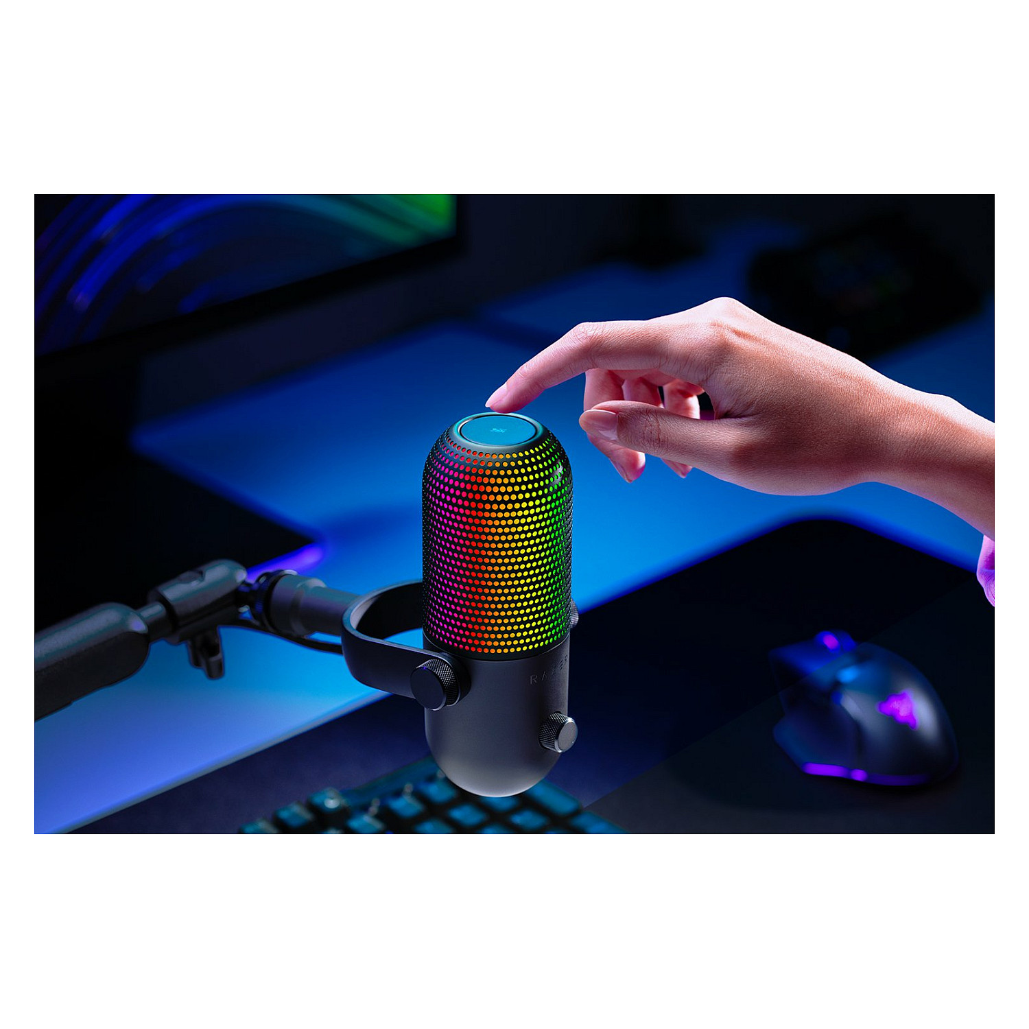 Mikrofon Razer Seiren V3 Chroma / USB / RGB - Zezë - 9