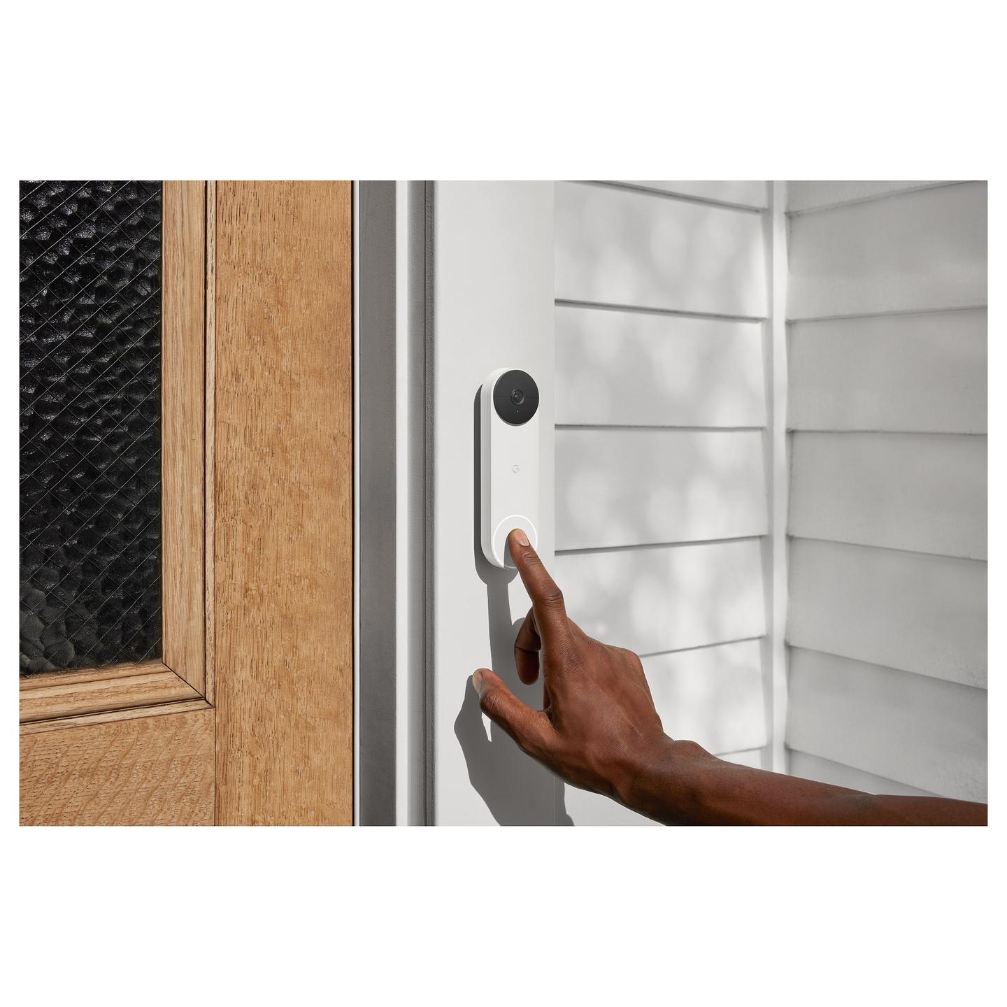Zile inteligjente Google Nest Doorbell, Wi-Fi, 1.3MP, IP54 – Bardhë - 7