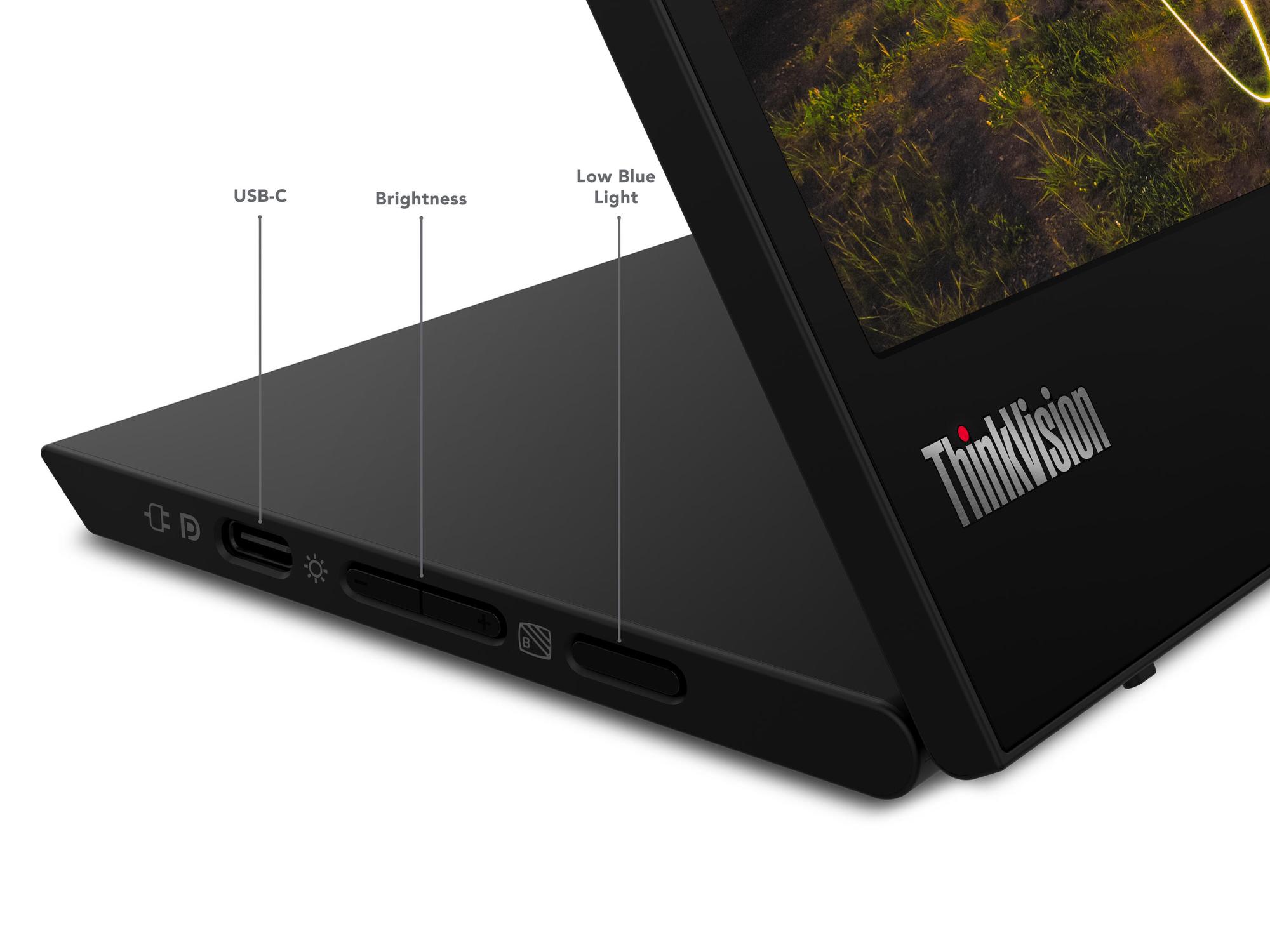 Monitor Portativ Lenovo ThinkVision M15 / 15.6" / Full HD IPS / 60Hz / 6ms / USB-C - Zezë - 5