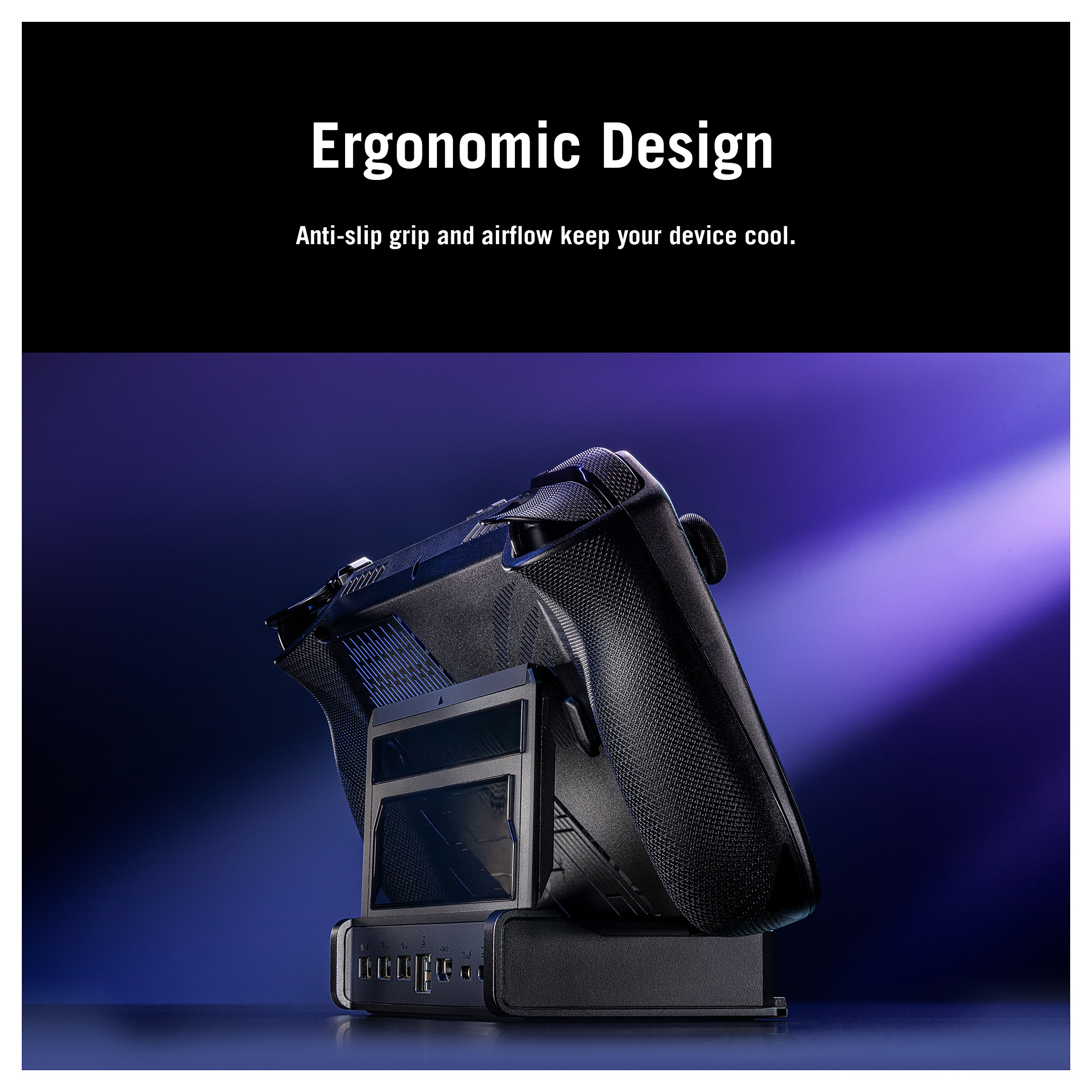 Docking Station ASUS ROG Bulwark Dock DG300 / 3x USB-A / 2x USB-C / HDMI / Gigabit Ethernet / 3.5mm Audio / 100W PD – Zezë - 12