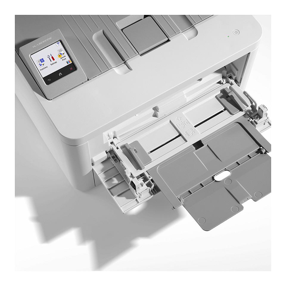Printer Laser me Ngjyra Brother HL-L8230CDW / Për Dokumente / 2400 DPI / 30 ppm / Duplex / USB + LAN + Wi-Fi - Bardhë - 3
