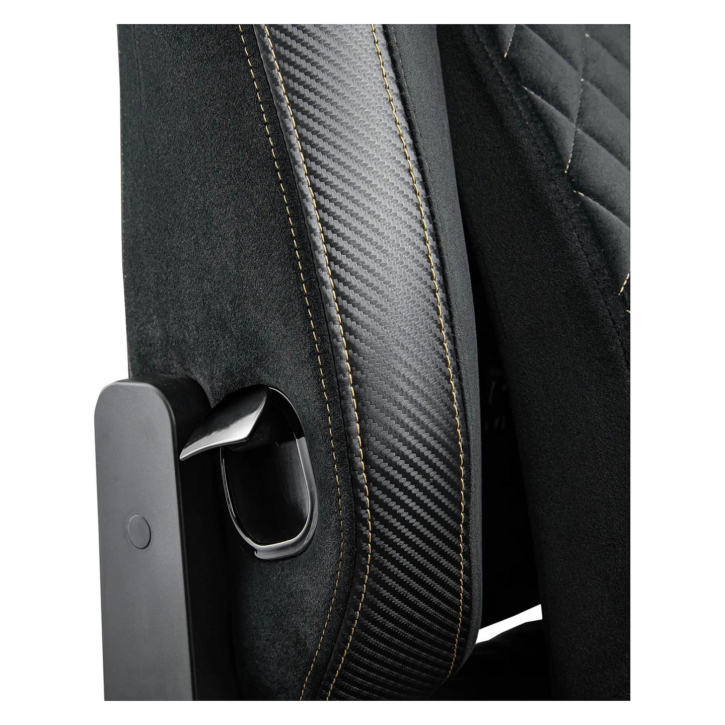 Karrige Gaming COUGAR Titan Pro V2 Gold F, Velvet, Mbështetëse 4D, Mbështetje Lumbare, 160 kg – Zezë - 8