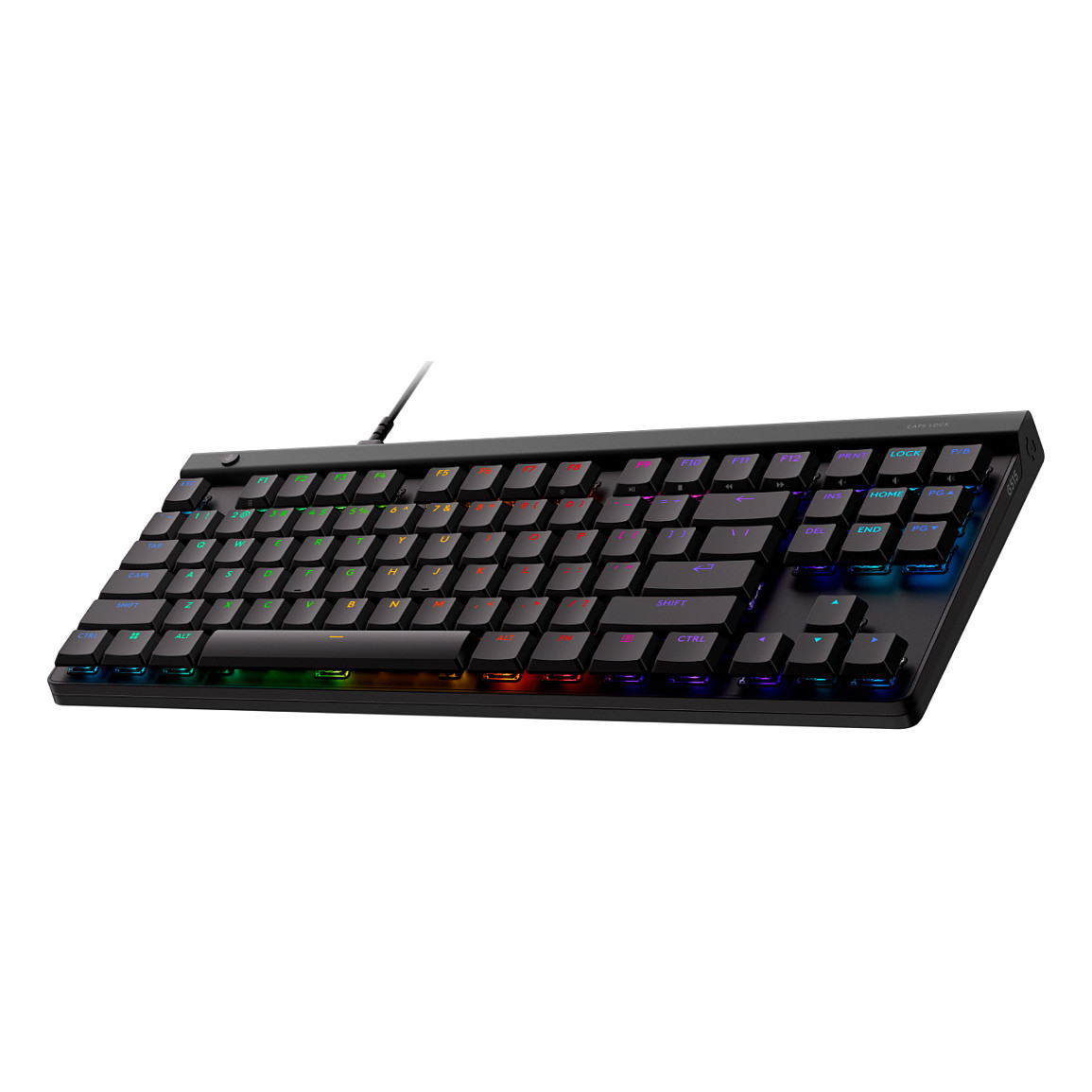 Tastierë Gaming me Kabllo Logitech G515 TKL / Mekanike / GL Tactile / LIGHTSYNC RGB / USB - C / Tenkeyless / QWERTZ – Zezë - 4