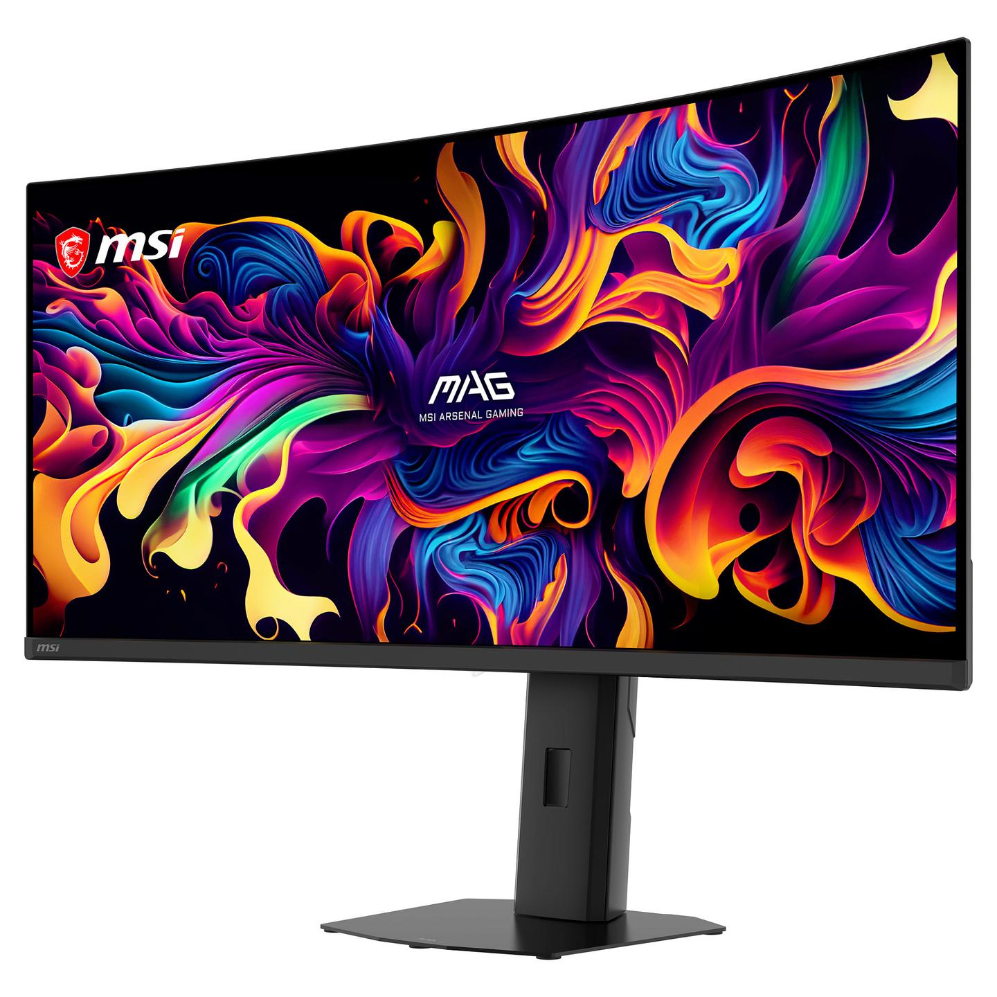 Monitor Gaming MSI MAG 341CQP QD-OLED X28 / 34″ / UWQHD QD-OLED Curved / 280 Hz / 0.03 ms / DisplayPort + HDMI + USB-Hub - Zezë - 13