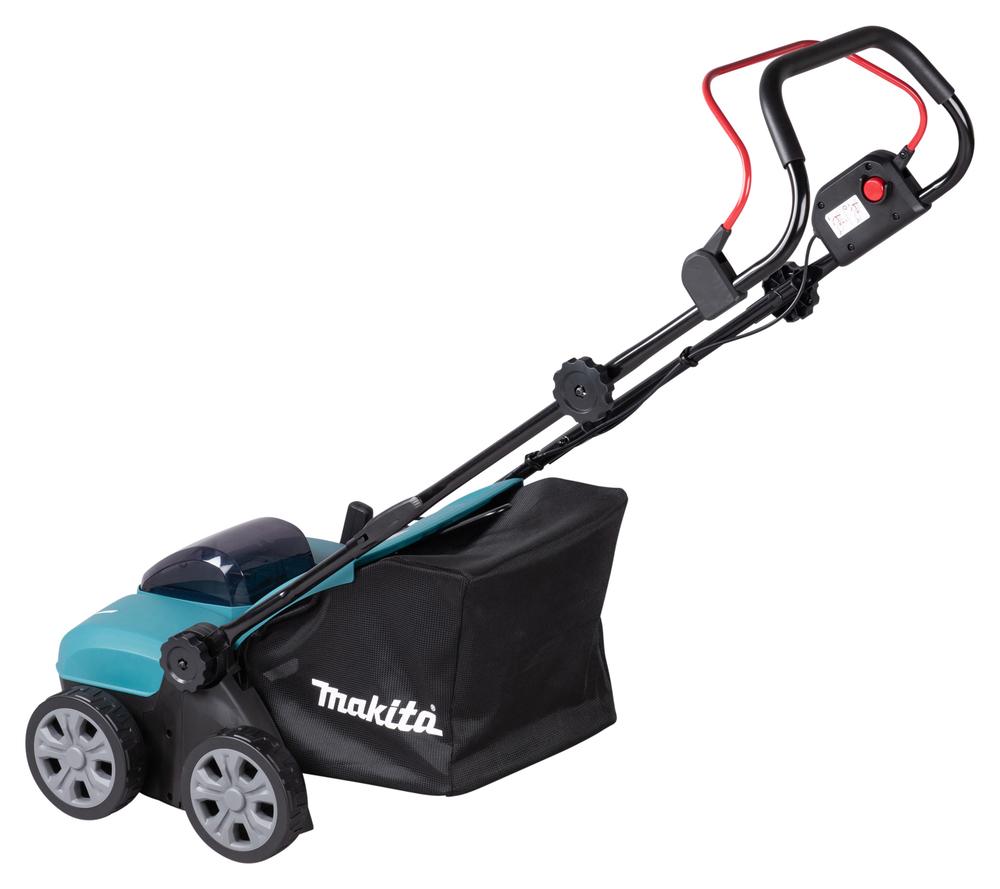 Vertikulator me Bateri Makita DUV320Z, 18V, Gjerësi Pune 320mm, Thellësi Pune -8 deri +4mm, Shportë 30L - Blu/Zezë - 5