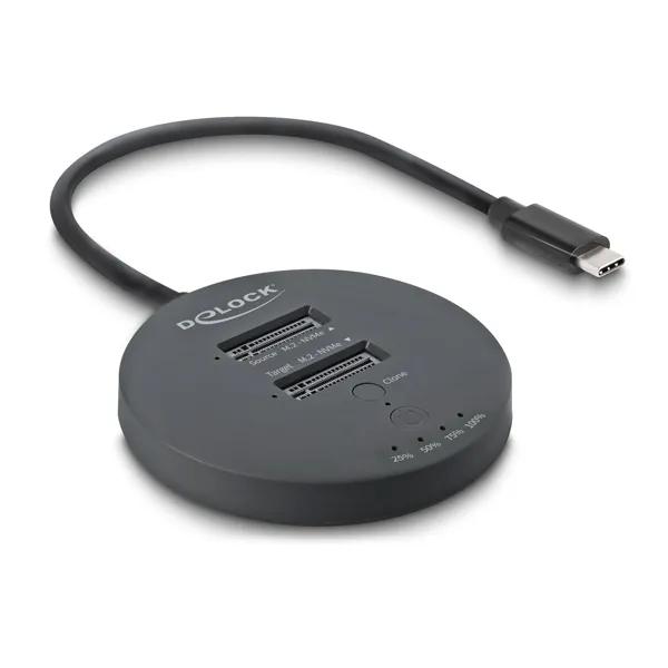 Docking Station DeLOCK 64364 / 2x M.2 NVMe / USB-C 20Gbps / Klonim – Zezë - 3
