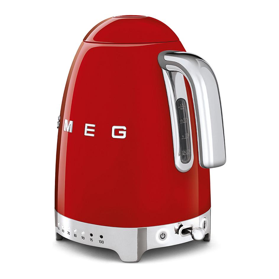 Çajnik Elektrik Smeg KLF04RDEU, 1.7L, 2400W, Temperaturë e Rregullueshme, 360° – Kuqe - 4
