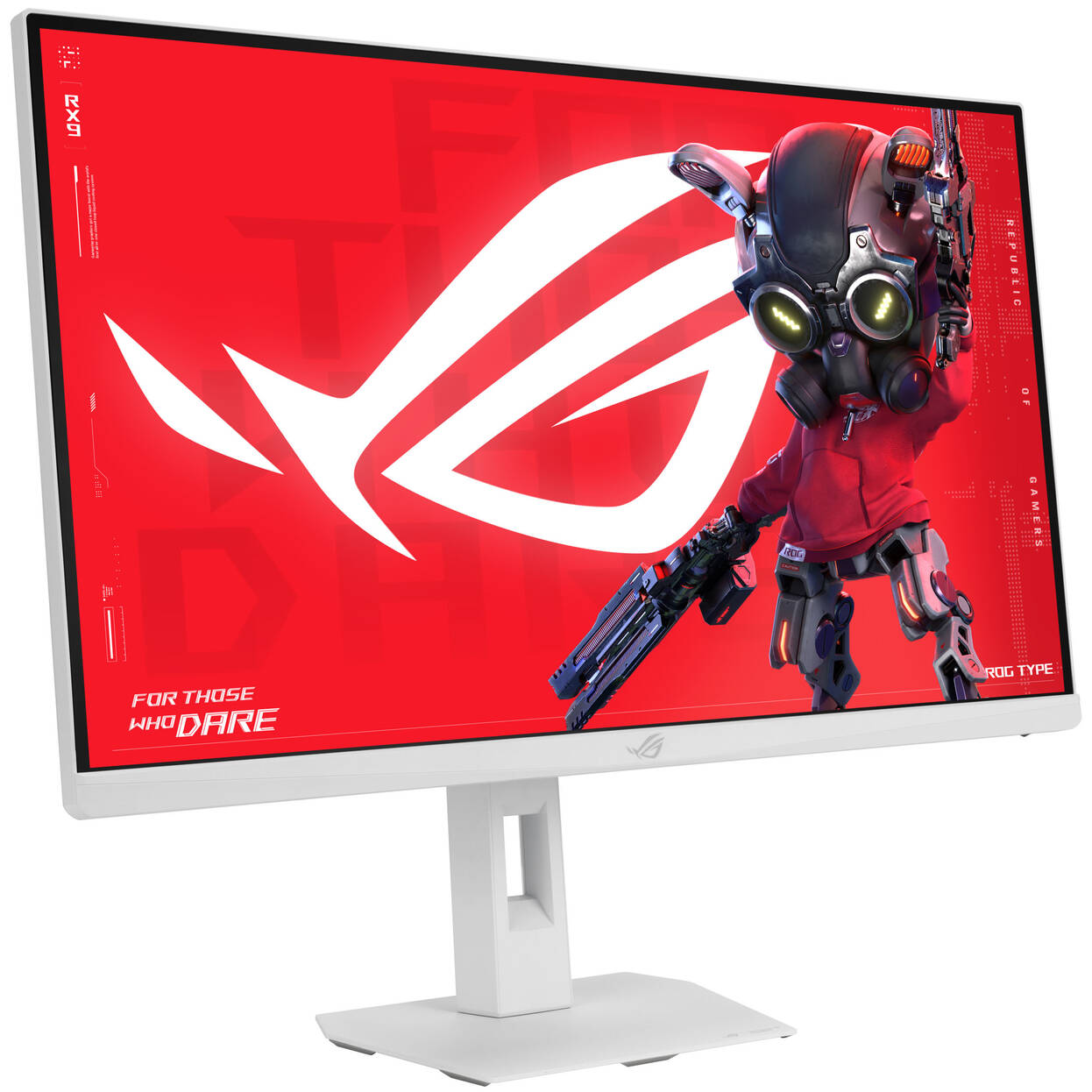 Monitor Gaming ASUS ROG Strix XG27ACMES-W / 27" / WQHD Fast IPS / 255Hz / 1ms / HDMI+DisplayPort+USB-C - Bardhë - 2
