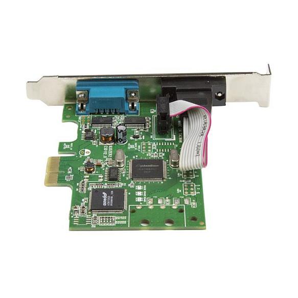 Kartë Zgjerimi StarTech.com PEX2S1050, PCI Express x1, 2x Serial RS-232 DB9, deri në 460.8Kbps, 16C1050 UART, Low Profile + Full Height - 3