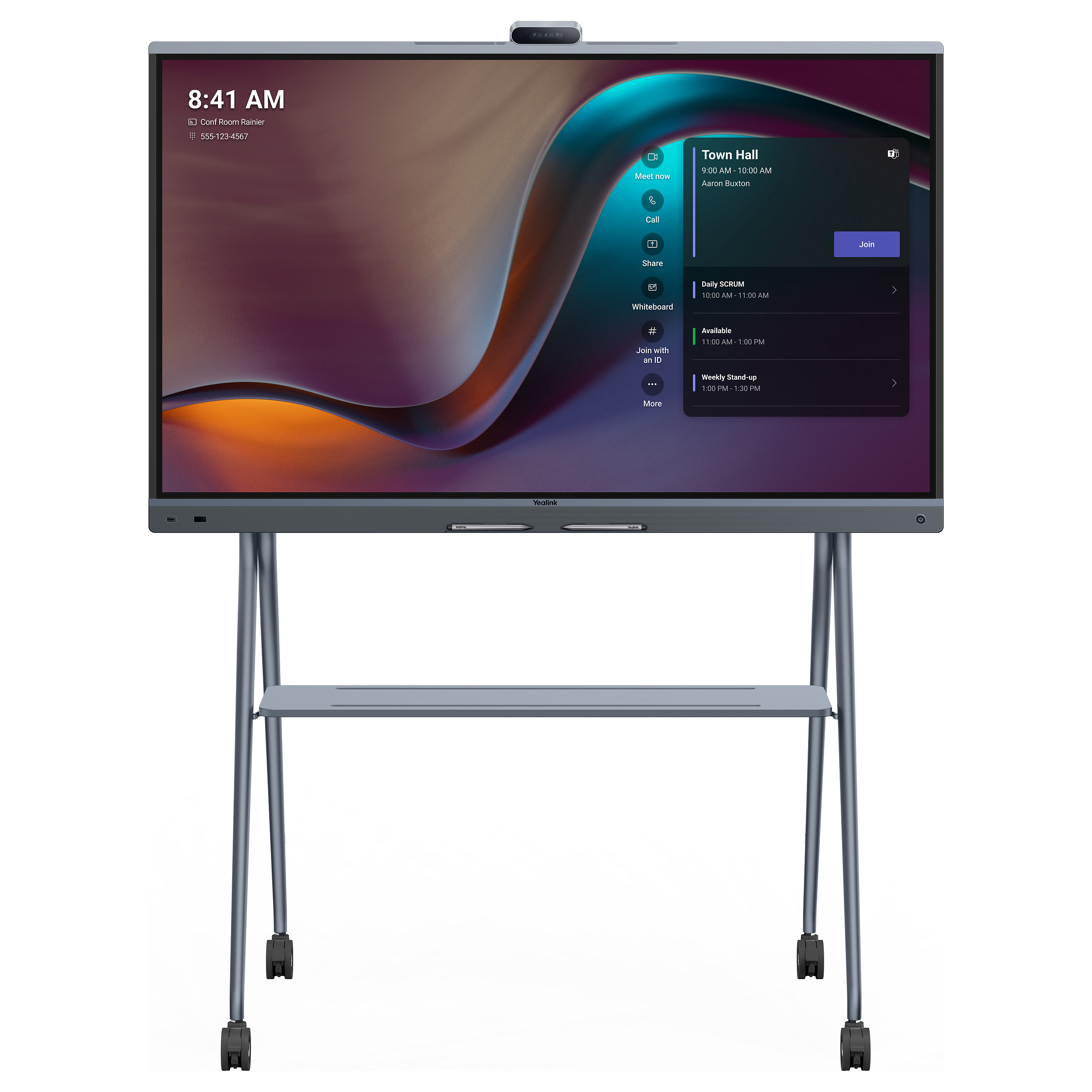 Sistem për Konferencë Yealink MeetingBoard Pro 75 / 75" / 4K / Android - Hiri - 2