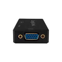 Adapter LogiLink CV0109 / DisplayPort 1.2 në VGA & HDMI 1.4 & DVI / 4K 30Hz - Zezë - 4