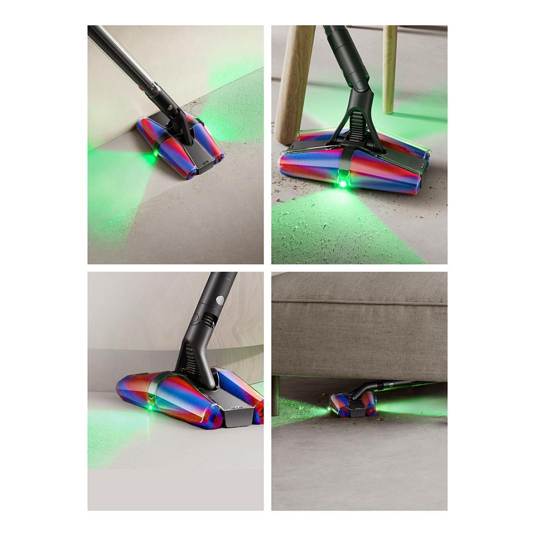 Fshesë me Vakum Dyson PencilVac Fluffycones / 55AW / 140.000rpm / 38mm / 0.076L / 30min / Fluffycones / LED / MyDyson – Zezë/Gri - 4
