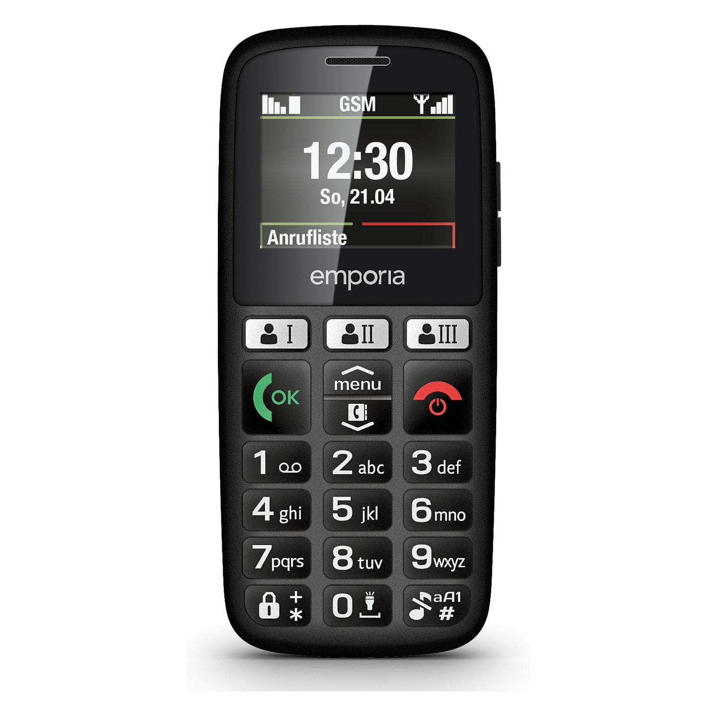 Telefon i thjeshtë Emporia emporiaHAPPY / 2G / 1.81" / 800mAh - Zezë - 2