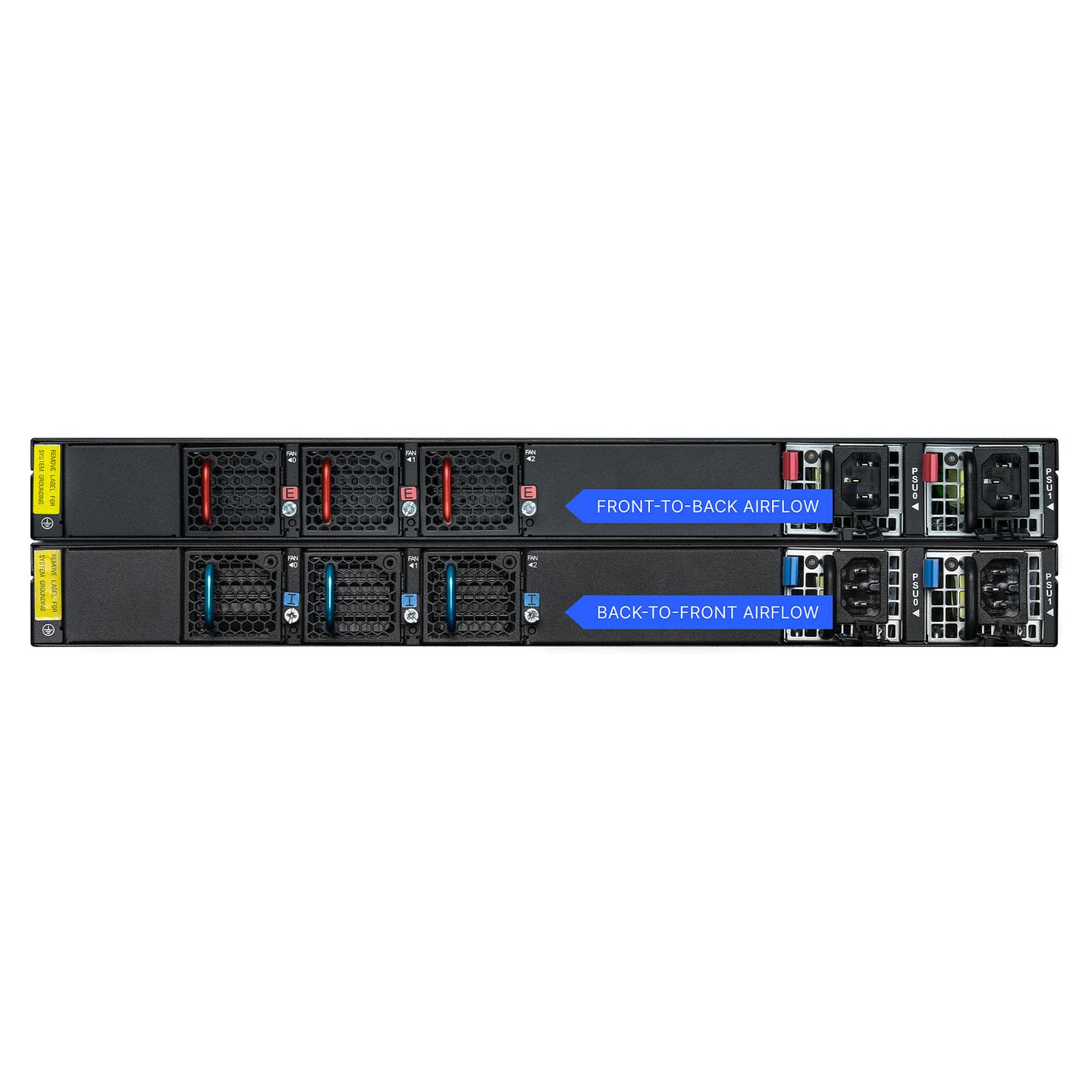 Switch LANCOM CS-8132F-F2B, 32x 100G QSFP28, Switching Capacity 6.4Tbps, Layer 3 Managed, Redundant PSU, Rackmount 1U - Zezë - 3