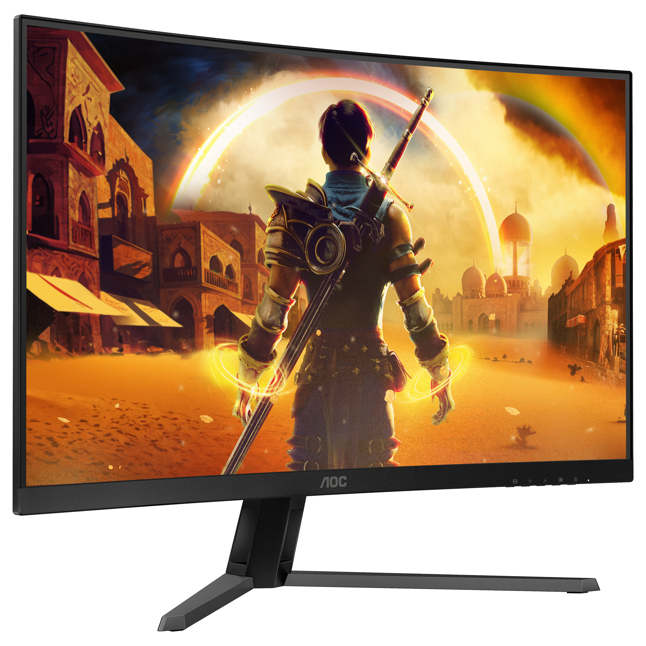 Monitor Gaming AOC G4 C32G42ZE / 31.5" / Full HD VA Curved / 240Hz / 4ms / HDMI+DP - Zezë/Kuqe - 8