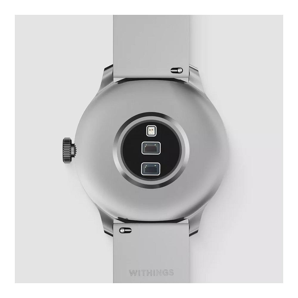 Orë e mençur hibride Withings ScanWatch Light, 37 mm, OLED, Bluetooth LE, Monitorim Shëndeti - Bardhë - 2