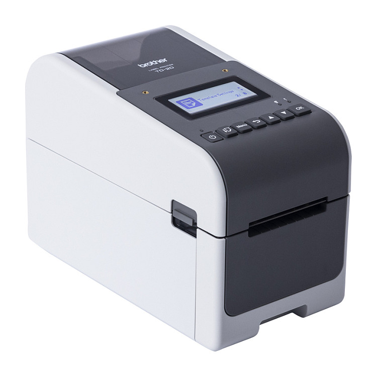 Printer Etiketash Brother TD-2320DSA203 / Direkt Termal / 203 × 203 DPI / 152 mm/s / Wi-Fi, Bluetooth, Ethernet, USB & RS-232 – Zezë/Hiri - 3