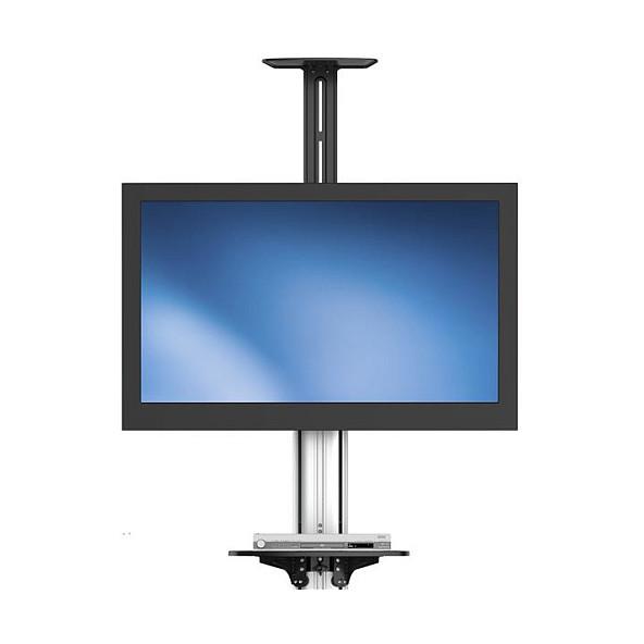 Mbajtëse me Rrota për TV StarTech.com STNDMTV70 / 32"-75" / 40kg / Rregullim Lartësie 1110-1510mm / Tilt +5° deri -12° / Rrotullim ±90° - Zezë & Argjend - 5