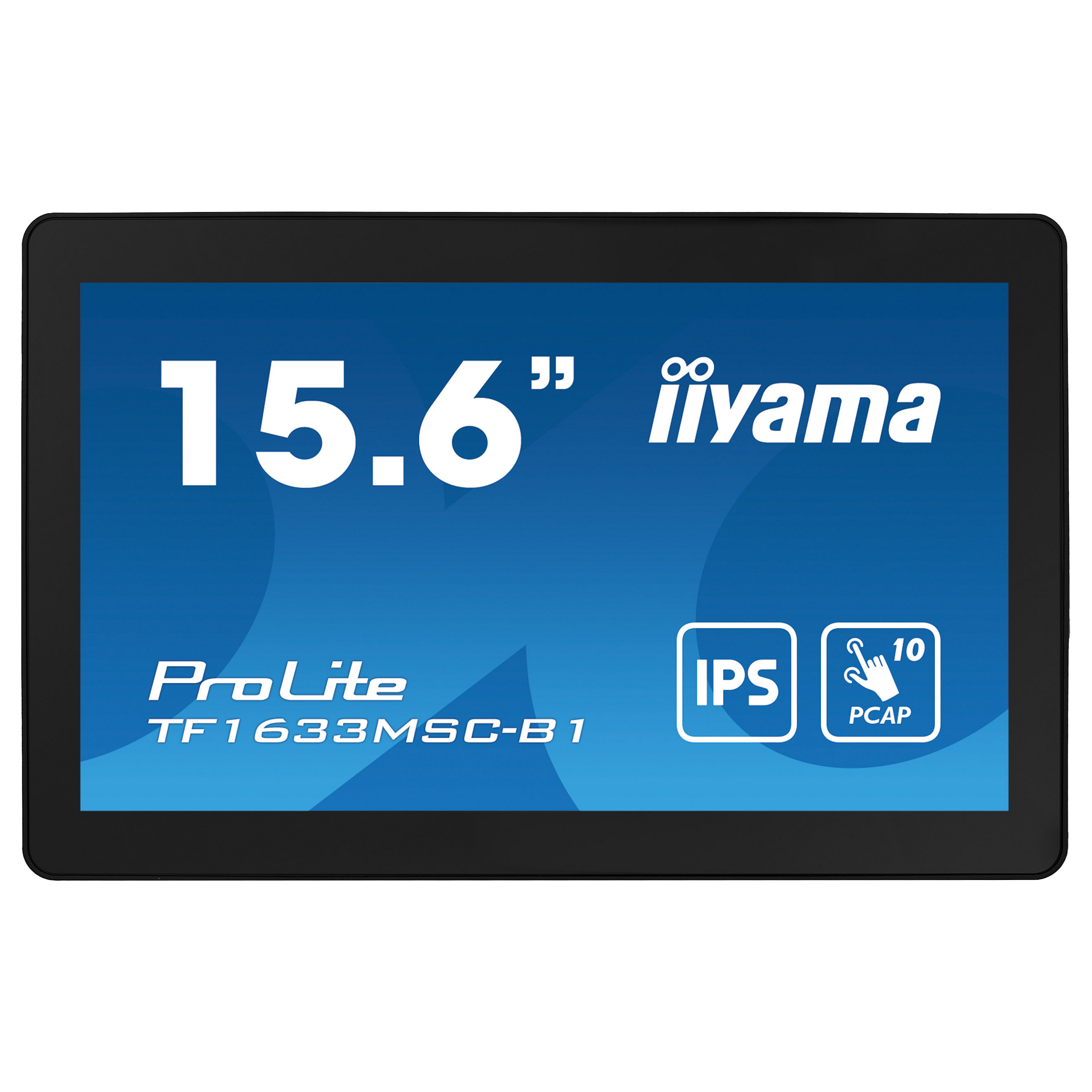 Monitor iiyama ProLite TF1633MSC-B1 / 15.6” / Full HD IPS LED Touchscreen / 60Hz / 5ms / HDMI+DP+USB - Zezë - 2