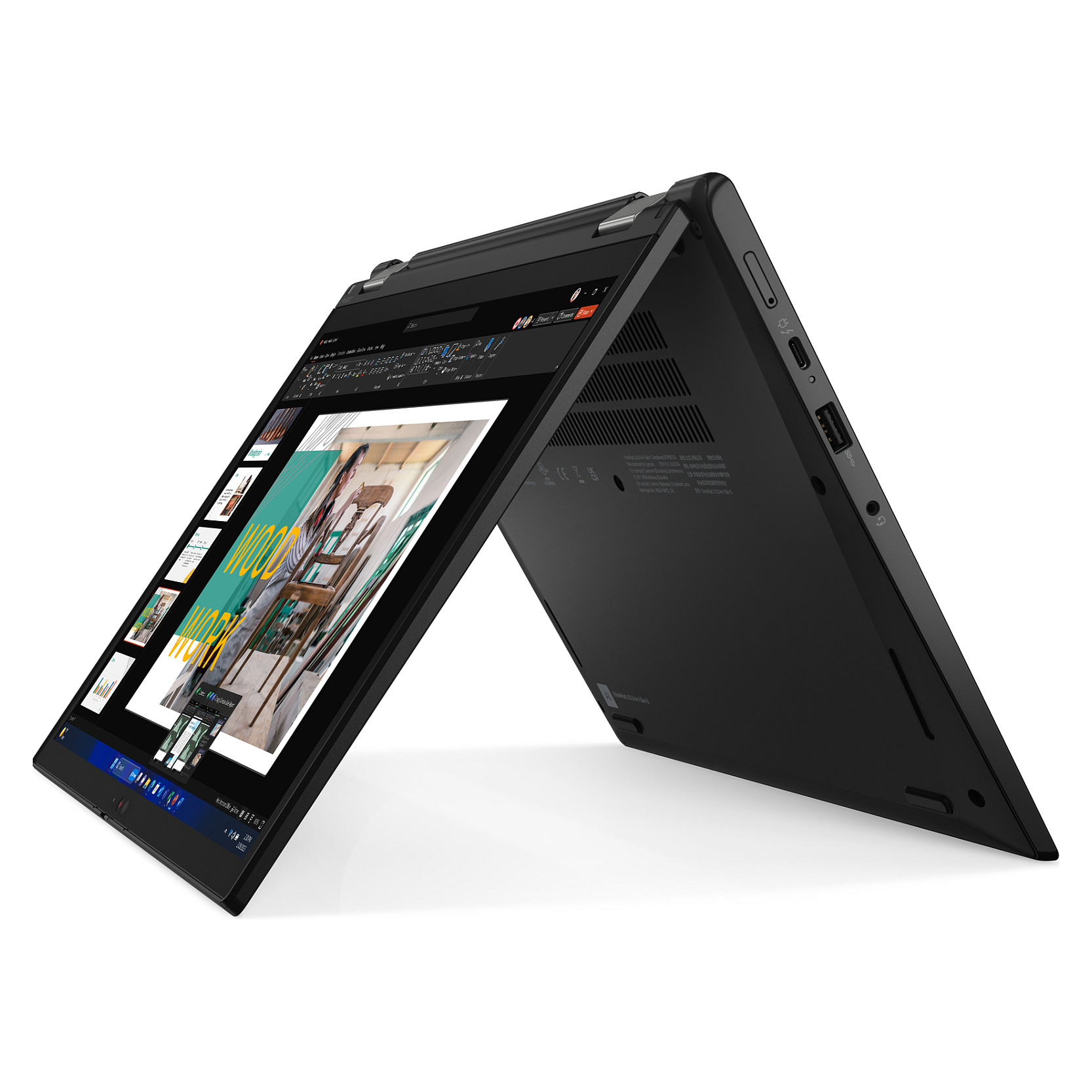 Laptop Lenovo ThinkPad L13 2-in-1 G5 / Ultra 5 135U / 32GB LPDDR5 / 256GB / 13.3" WUXGA IPS Multi touch / Intel Graphics / DE - Zezë - 16