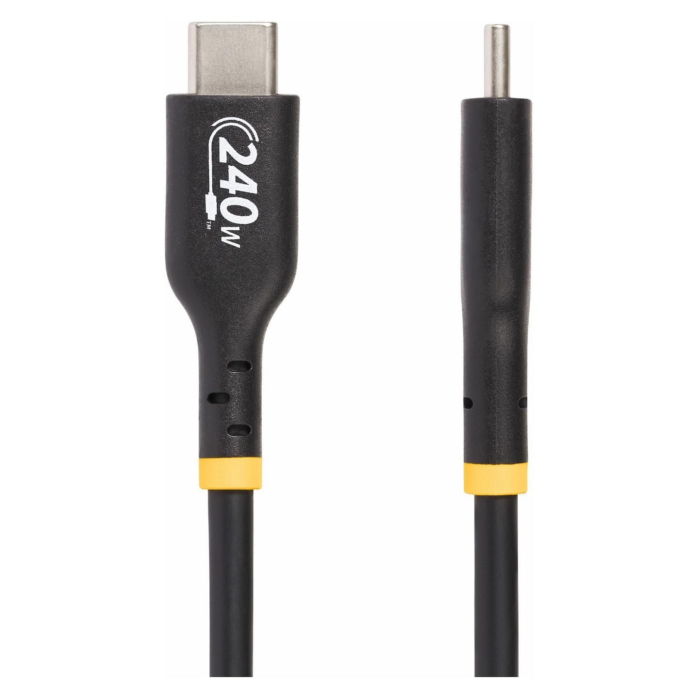 Kabllo USB StarTech.com USB2EPR1M / USB-C në USB-C / 1m / USB 2.0 / 240W / 5A - Zezë - 3