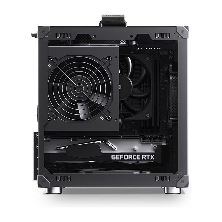 Kasë PC JONSBO C6 Handle / Mini Tower / Micro-ATX / Mini-ITX / Mesh - Zezë - 28