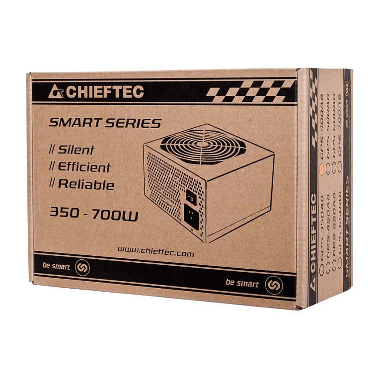 Furnizues Energjie Chieftec SMART GPS-600A8, 600W, ATX 2.3, Non-Modular, 2x PCIe 6+2 pin – Zezë - 6