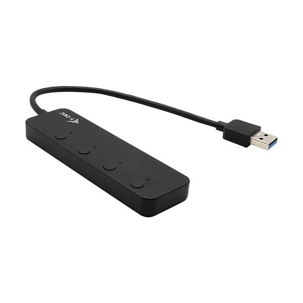Hub USB i-tec U3CHARGEHUB4, USB-A, 4x USB-A, USB 3.2 Gen 1, 5Gbps, Karikim BC 1.2 - Zezë - 2