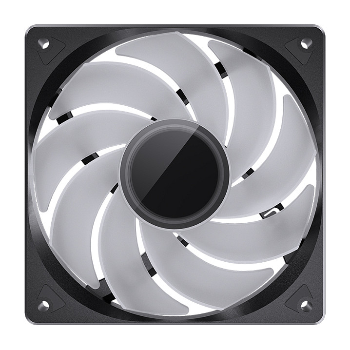 Ftohës për Kasë Jonsbo SL-120 / 120mm / Reverse Blade / 600-1500 RPM / PWM / ARGB / 59.48 CFM / 32 dBA – Zezë - 10