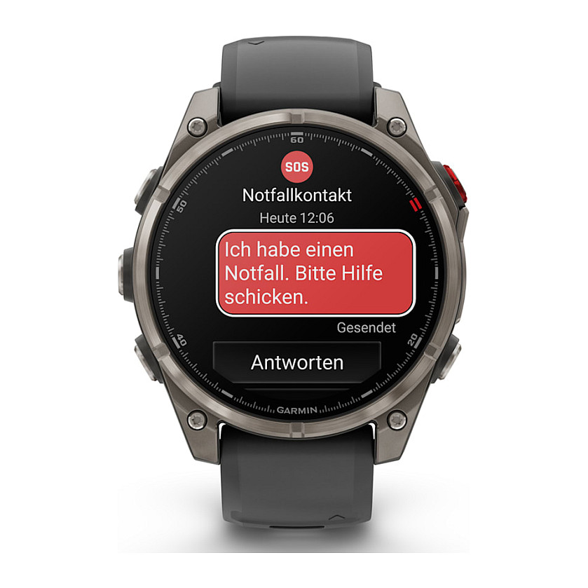 Orë e Mençur Garmin fēnix 8 Pro 47mm / AMOLED 1.4" / GPS / LTE / Bluetooth / Wi-Fi / NFC / 32GB / Sportive & Shëndetsore- E Zezë - 2