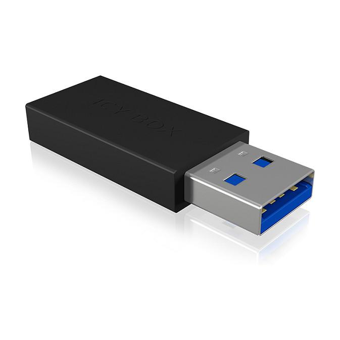 Adapter ICY BOX IB-CB015 / USB-A Mashkull → USB-C Femër / USB 3.1 Gen 2 / 10 Gbit/s - Zezë - 6