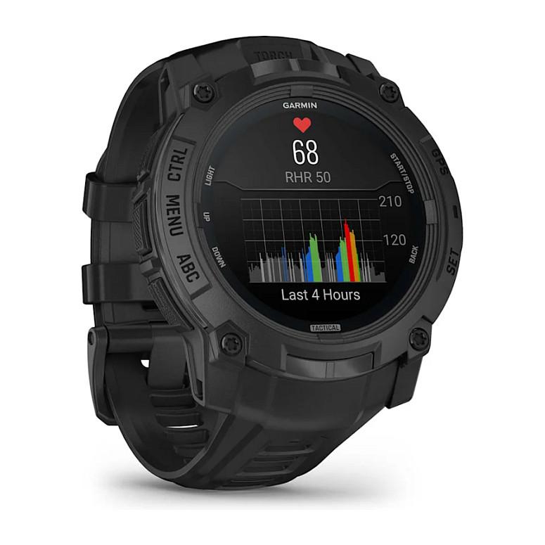 Orë e Mençur Garmin Instinct 3 Tactical Edition, 50mm, AMOLED 1.3", GPS, Bluetooth, 10 ATM - Zezë - 11