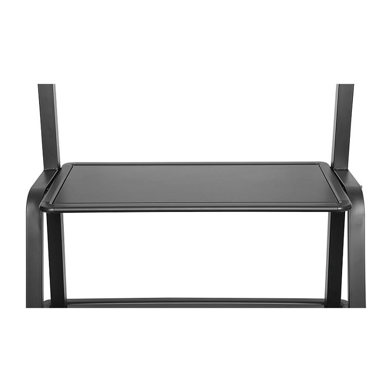 Mbajtëse për Monitor LogiLink BP0085, 60–105", VESA deri në 1000×600mm, 150kg, Lartësi e Rregullueshme, 4 Rrota me Bllokim - Zezë - 7