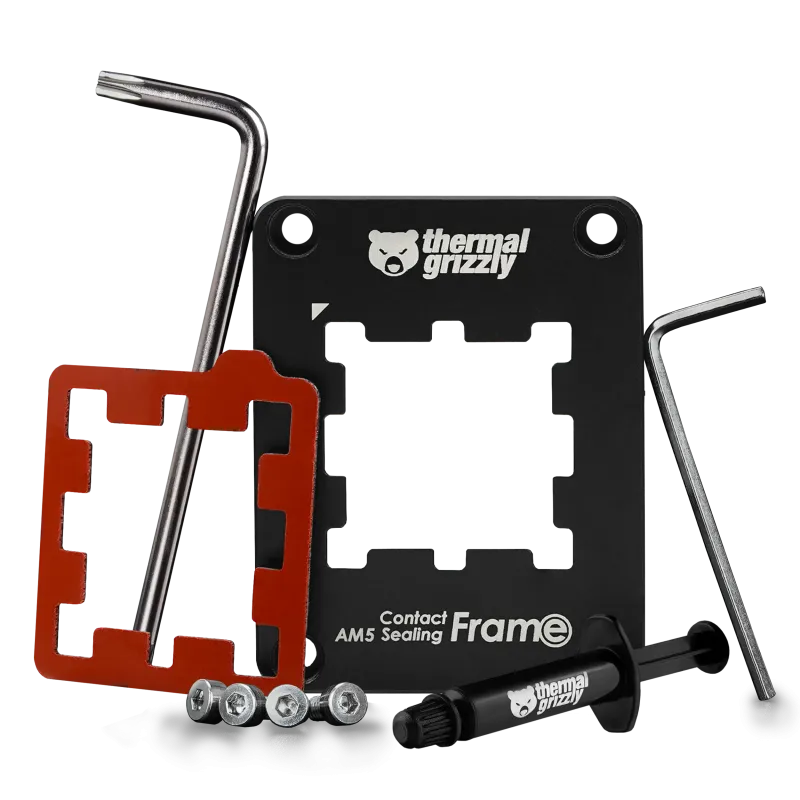 Aksesor për Ftohës Thermal Grizzly AM5 Contact & Sealing Frame - Zezë - 3