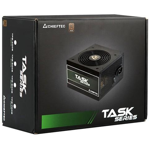 Furnizues Energjie Chieftec TASK TPS-500S, 500W, 80 PLUS Bronze, ATX 2.3, Non-Modular, 1x PCIe 6+2 pin – Zezë - 2