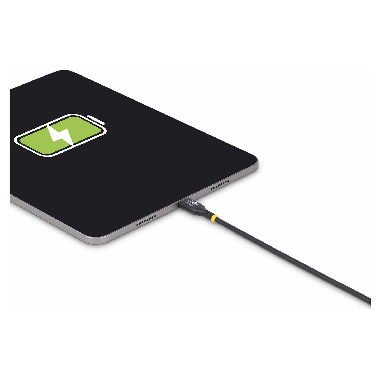 Kabllo USB StarTech.com USB2EPR3M / USB-C në USB-C / USB 2.0 / 480 Mbit/s / PD EPR 240W / 3m - Zezë - 13
