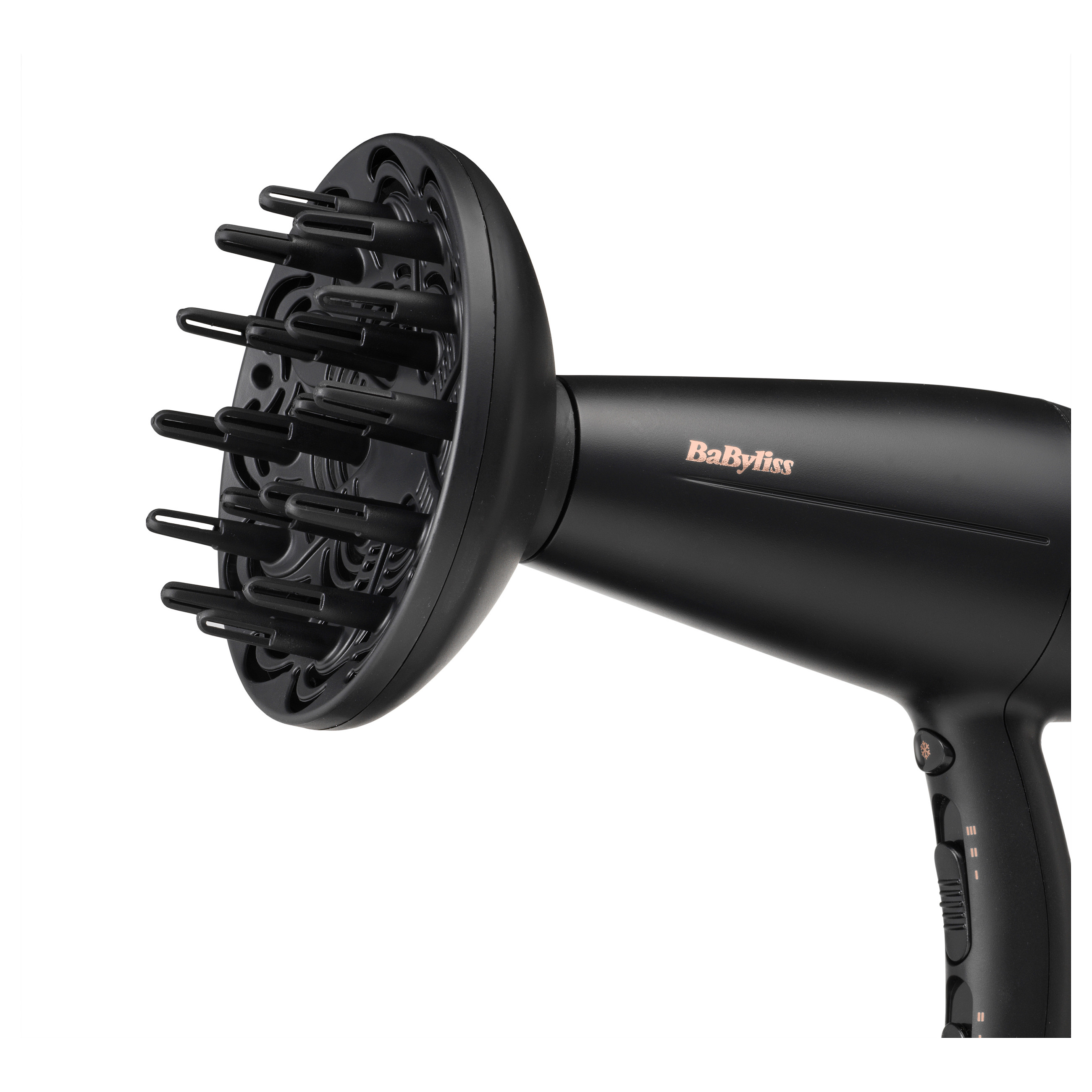 Tharëse për flokë BaByliss Turbo Shine 2200 / Ionic / Tourmaline-Ceramic / 2200 W / 3 Temperatura / 2 Shpejtësi - Zezë - 11