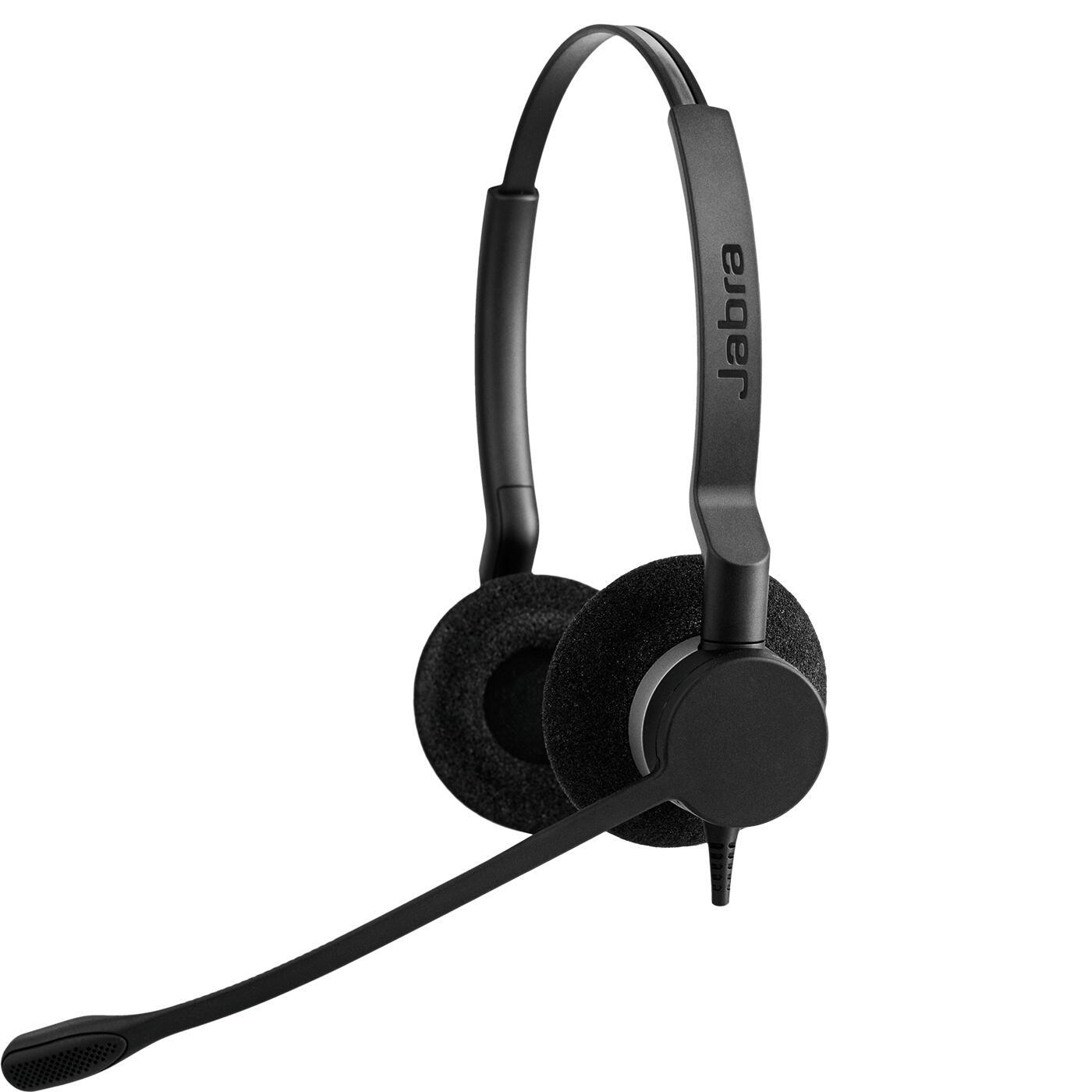 Kufje me kabllo Jabra BIZ23SC / 2309-820-104 / Quick Disconnect (QD) / Binaural / Noise Cancelling Microphone / PeakStop - Zezë - 2