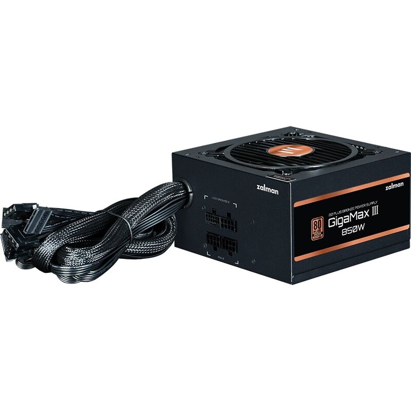 Furnizues Energjie Zalman GigaMax III / 850W / ATX / 80 PLUS Bronze / Semi-Modular - Zezë - 2