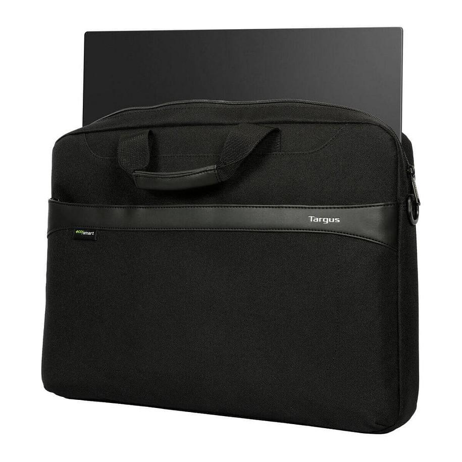 Çantë për Laptop Targus GeoLite EcoSmart Slim Brief TSS991GL, 17.3", Ndarje e Mbushur, Rrip Shpatulle, Rezistente ndaj Ujit - Zezë - 5
