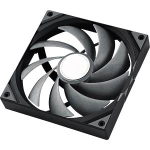 Ftohës për Kasë TRYX ROTA PRO / 140mm / 1650 RPM / PWM / 100.3 CFM / 2.53 mmH₂O / FDB / Daisy-Chain – Zezë - 2