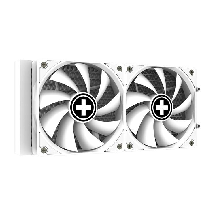 Ftohës për Procesor Xilence LQ240.W.ARGB, 240mm, 300W TDP, 2x120mm, ARGB - Bardhë - 5