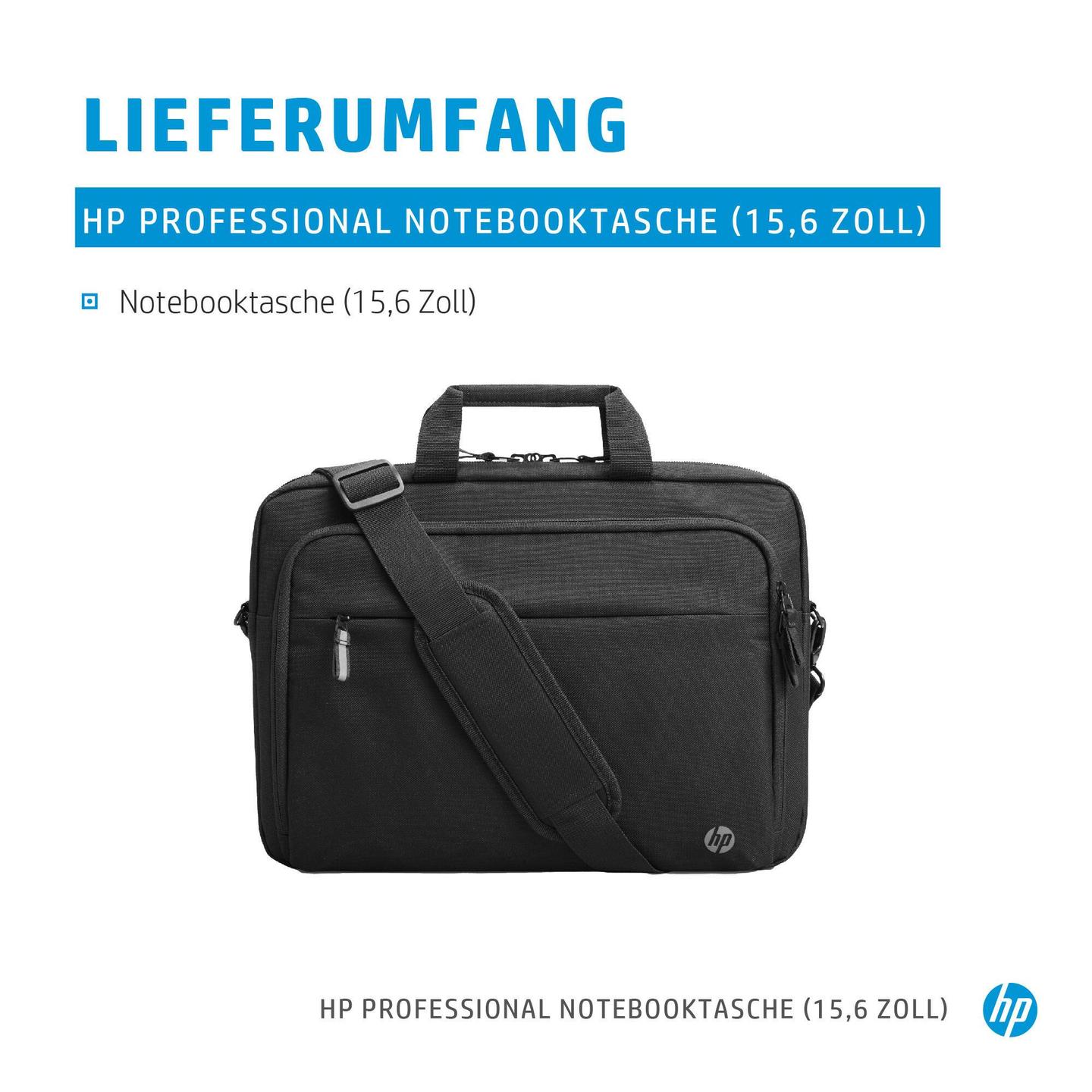 Çantë për Laptop HP Renew Business 15" / 15.6" / 39 × 29 × 6.5cm / RFID / 610g – Zezë - 2
