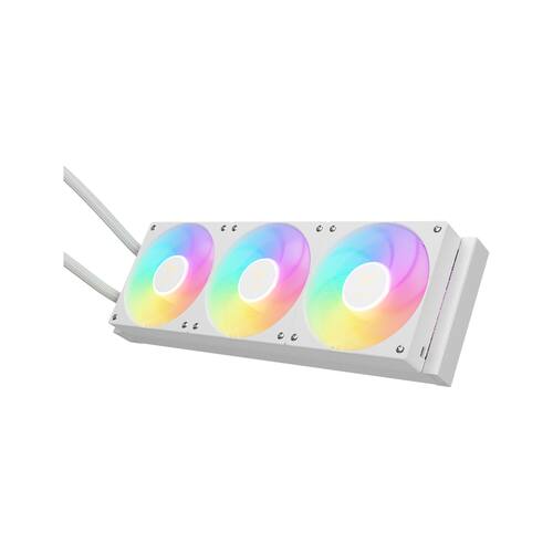 Ftohës për Procesor Gamdias Chione P5-360 WH / 360mm / 3x120mm / RGB / LCD 3.4" / AIO - Bardhë - 3
