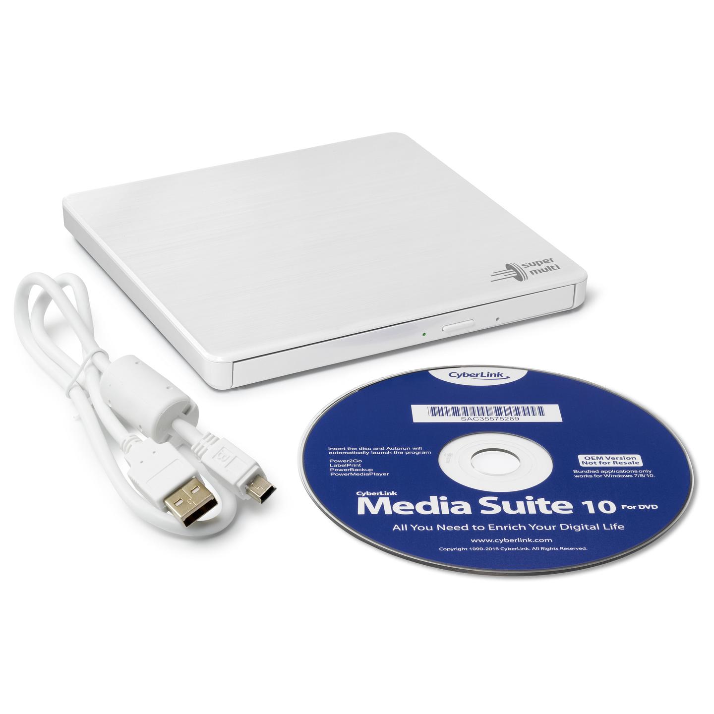 DVD e Jashtme Hitachi-LG GP60NW60 / DVD±RW / DVD-RAM / USB 2.0 – Bardhë - 4