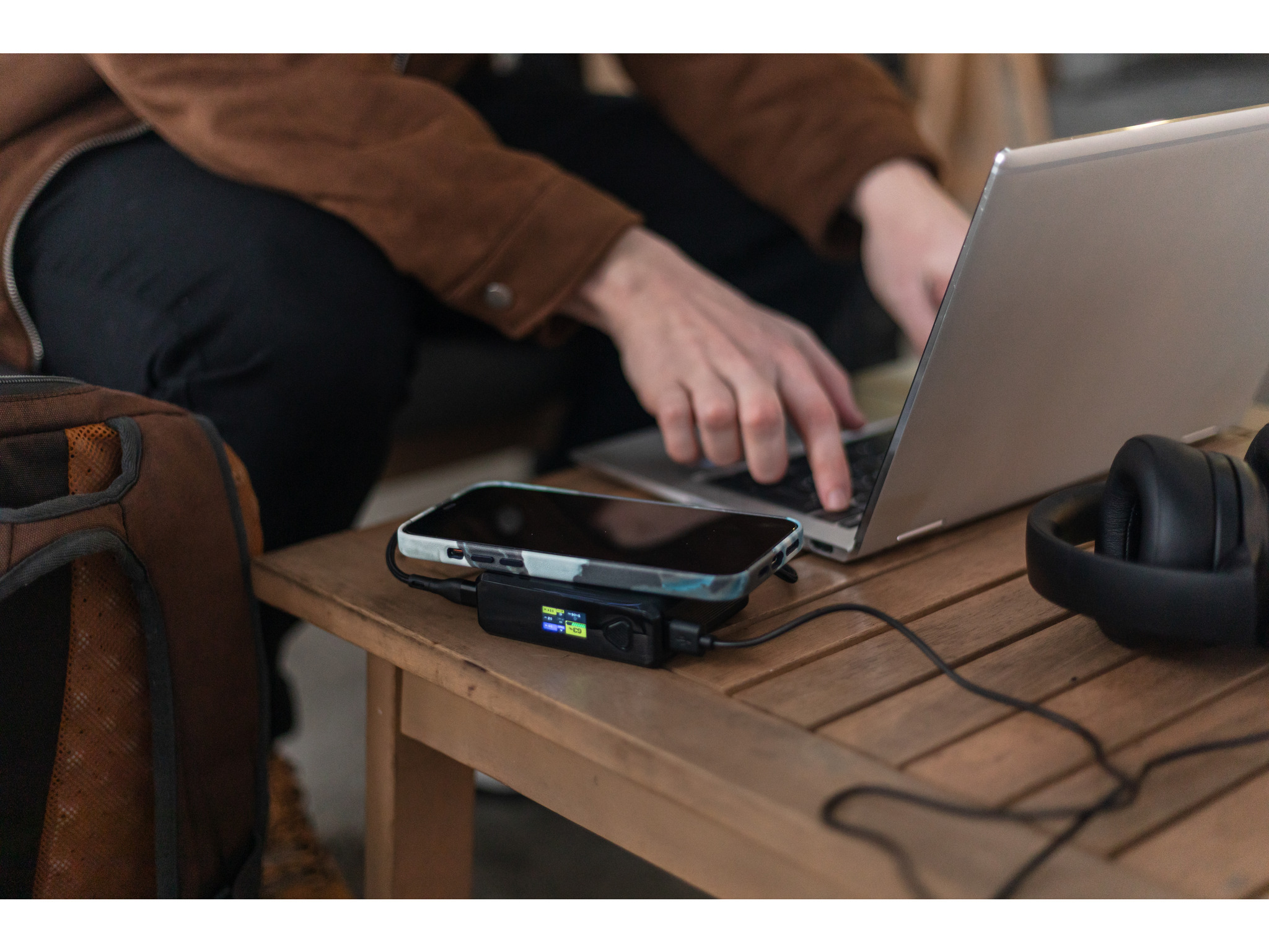 Powerbank Sandberg Travel 20000 PD100W / 20000mAh / 100W / Type-C + Wireless – Zezë - 5