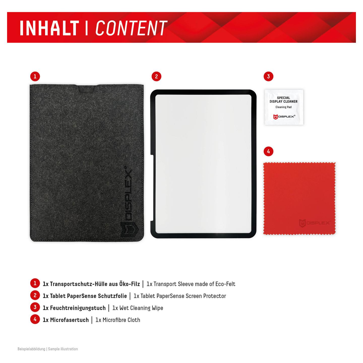 Mbrojtëse Ekrani për Tablet DISPLEX PaperSense / iPad 10.9" / iPad 11" / iPad Air 11" - Transparent - 10