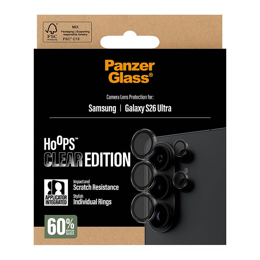 Mbrojtëse për Kamerë PanzerGlass Hoops për Samsung Galaxy S26 Ultra, Glass, Shock Resistant - Transparente - 4